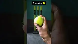 Air swing Bowling grip tutorial with tennis ball 👍🏏.#sorts #sports #cricket #viratkohli #msdhoni