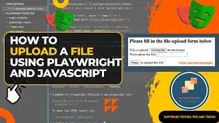 Upload File using playwright Typescript - Tips and Tricks