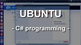C# programming with MonoDevelop on Ubuntu 16.04