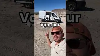 Tour my $25k camper van I built in 3 months to skate surf bike & retire early #vanlife #vantour