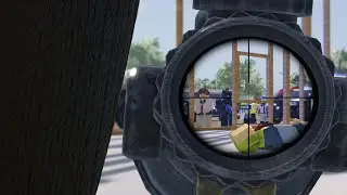 Sniper SHOOTS worker off crane.. (Emergency Response : Liberty County)