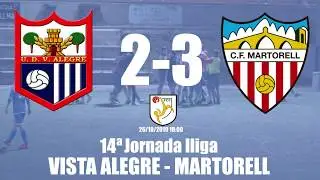 Resumen 14ª Jornada⚽ ✅VISTA ALEGRE  [2-3] 🏆MARTORELL JUVENIL2019-20 4K