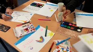 Kinderactiviteit voor kinderen in noodopvang Schinnen
