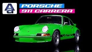 Porsche 911 Carrera 2.7 RS Viper Green with Black Stripes and Wheels 1/18 Model Car by Autoart