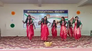 Sammakka sarakka song dance performance by wisdom school students