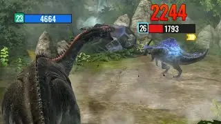 GEMINITITAN LEVEL UP + BATTLES - Jurassic World Alive