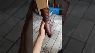 Handmade Leather Shoes ❤️ 1K SOON ✅ #leathershoes #handmadefootwear