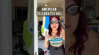 Американец 🇺🇸 приглашает индийца 🇮🇳 на Холи