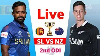 New Zealand vs Sri Lanka Live - 2nd ODI | NZ vs SL Live | Scores & Commentary #cricketlive