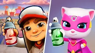 Subway Surfers VS Talking Tom Hero Dash, Subway Surfers New Update Hollywood, Subway Surfers Youtube