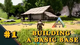 Building a Basic Base for Beginners | Ark Ultimate Survival Edition | Ark Mobile | Gameplay