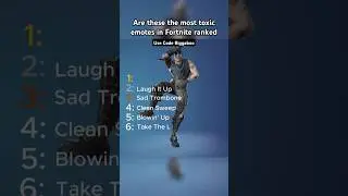 Are these the most toxic emotes in Fortnite ranked | #fortnite #ranked #emote