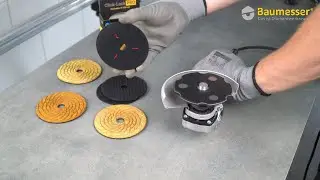 Magnetic pad holder Baumesser Click Lock PRO | Тримач алюмінієвий магнітний для полірувальних кругів