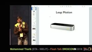 Flash Talk (Augmented Reality) DROIDCONIN 2016 HasGeekTV - Mohammed Tharik STA