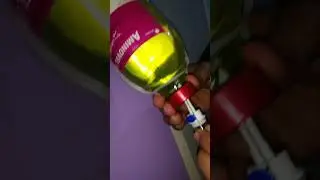 Glass Drip IV Line