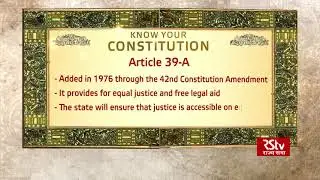 Know Your Constitution | Snippet 33