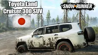 ⭕SNOWRUNNER: OFF-ROAD TEST TOYOTA LAND CRUISER 300 SUV 🚗