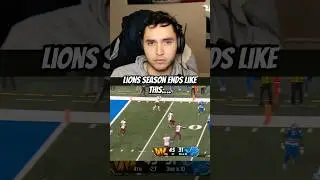 IT CANT END LIKE THIS!! #lions #commanders #nfl #nflplayoffs #football #reaction #fans #season