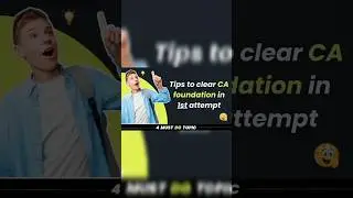 Crack CA  Foundation Maths with These 4 Essential Topic | first attempt me CA Foundation (GUARANTEE)