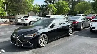 2019-2025 Lexus ES 350 with 20&rdquo; Wheels and Lowered Suspension