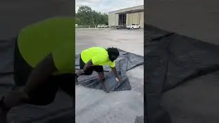 How to fold tarps #flatbedtrucking