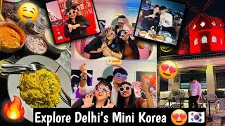 Delhi&rsquo;s Mini Korea Tour! Majnu Ka Tila + Aesthetic Caf&eacute; + Photo Booth 📸✨