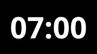 ⏰✨ 7 Minutes Countdown ⏳ | Cute Timer with Fun Vibes 💖🎶