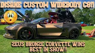 Custom Widebody C8 Is AMAZING! Zeus Bronze C8 Wins Best In Show!!