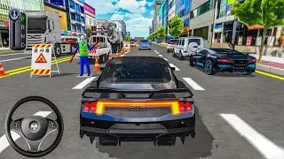 New super car Bkack Mustang suv Parking driving school simulator 3d&ndash;3d driving class simulator 2026