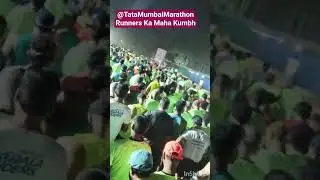@TataMumbaiMarathon Runners ka Maha Kumbh Mela.#procam #running #fitness #love
