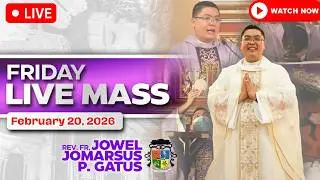 FILIPINO LIVE MASS TODAY ONLINE *FEBRUARY 20, 2026* FR. JOWEL JOMARSUS GATUS
