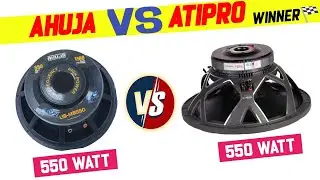Ahuja 550W vs Ahuja Atipro 550w Speaker Compaire Video | Ahuja L15mb550 speaker vs atipro zx15x531