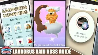 THE SHINY *LANDORUS* COUNTER GUIDE! 100 IVs, MOVESET & WEAKNESS - INCARNATE RAID BOSS | Pok&eacute;mon Go