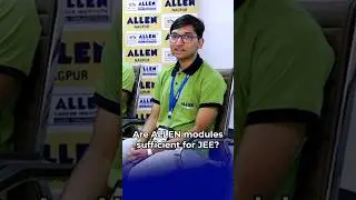 JEE Main 2024 Topper (AIR-16) Mohammed Sufiyan 🏆 Are ALLEN Modules Sufficient for JEE? #shorts