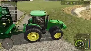 Hauling corn straw on Big Time Operation