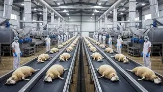 How Sheep Leather Is Made Today | Inside the Modern Leather Factory