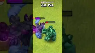 Max Lvl Golem 🆚 Max Lvl Yeti (strongest troop determination)