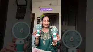 गर्मी का बाप ये Fan / Ghamu Saran / Mini fan on meesho under 500 #shorts #fan