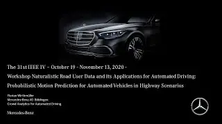 IEEE IV 2020 - Probabilistic Motion Prediction for Automated Vehicles in Highway Scenarios