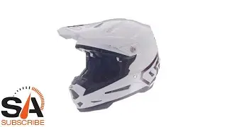 6D ATR-2 Solid Gloss White Helmet at SpeedAddicts.com