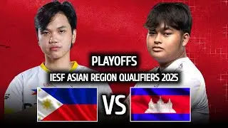 ARE THEY REALLY OUT? PHILIPPINES vs CAMBODIA | PLAYOFFS IESF ASIAN REGIONAL QUALIFIERS 2025