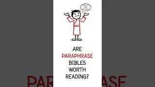 Are Paraphrase Bibles worth reading? #bible #god #jesus #faith #biblestudy #godsword #devotional