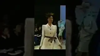 Short clip of Brandi Qui&ntilde;ones for Galliano #brandiquinones #supermodel #runway #catwalk #galliano
