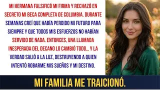 Mi Hermana Falsific&oacute; Mi Firma Para Rechazar Mi Beca Ivy League&mdash;El Decano Me Llam&oacute;