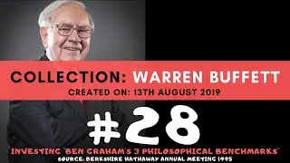 Warren Buffett: Remember These 3 Investing Principles from Ben Graham | BRK 1995【C:W.B Ep.28】