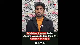 Pak rapper Talha Anjum waves Indian flag, tells critics he'll do it again#brotherhood