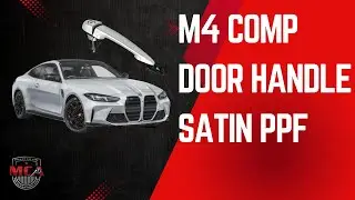 How to Install Satin PPF Wrap On 2024 M4 Competition Door Handles - Live Tutorial