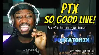 Can You Feel the Love Tonight - Pentatonix live ( 2021 Yale Livestream)  REACTION