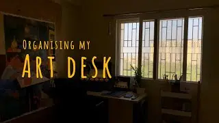 My Art Desk Organisation | Behind the Scenes 🎨