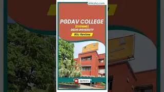 PGDAV College BSc Review in 2 minutes #shorts